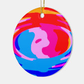 レインボー魔法 セラミックオーナメント (左)