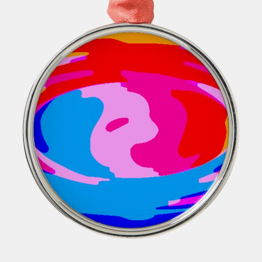 レインボー魔法 メタルオーナメント (正面)