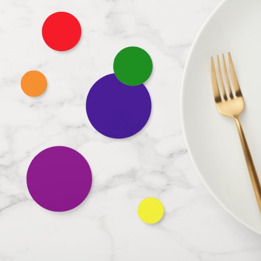 レインボー鮮やかカラーパーティー コンフェッティ (グループ)