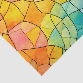 レインボー鮮やかグラスのデコページ 薄葉紙 (詳細)