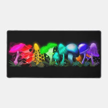 レインボー鮮やかマ白熱［赤熱］光を放つッシュルーム