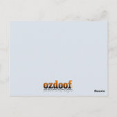 レインボー09ダンスフロアのはがき ポストカード (裏面)