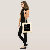 レインボー100日ヤル100th学校先生 トートバッグ (正面(モデル))