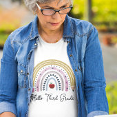 レインボー3年生の先生シャツ |新学期 Tシャツ