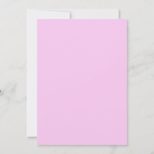 レインボー3rd誕生日招待状パステルキュート 招待状 (裏面)