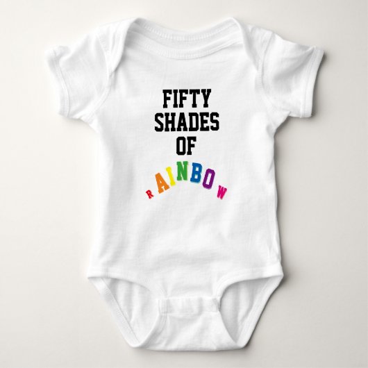 レインボー50色 Tシャツ (正面)