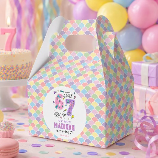 レインボー7歳の誕生日 | 6歳だったのに今は7歳 | キッズ フェイバーボックス