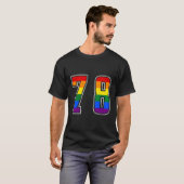 レインボー78チームジュニア番制服選手 Tシャツ (正面フル)