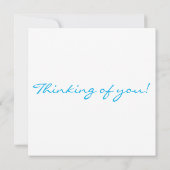 レインボー - あなたのことを想ってるよ！カード 招待状 (裏面)