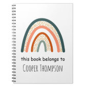 レインボー この本は子供たちのノートブック ノートブック (正面)
