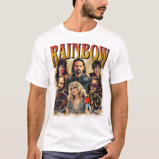 レインボー - イギリスのハードロックバンド Tシャツ