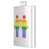 レインボー・ウィメンズ フラスク (左)