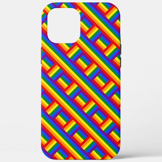 レインボー・ウィーブ Case-Mate iPhoneケース (裏面)