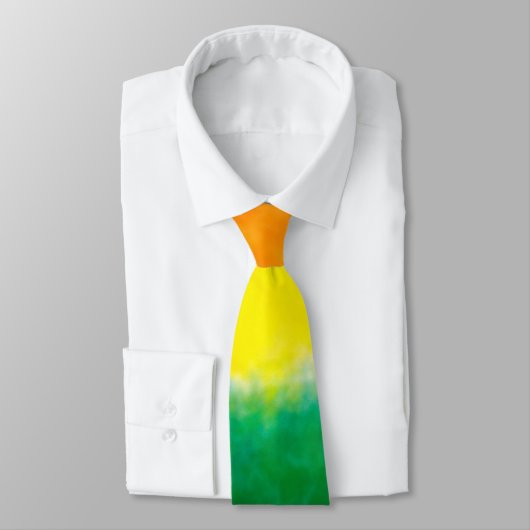 レインボー・ウォーター絵画カラーのネクタイ ネクタイ (タイ)