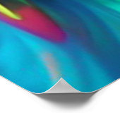 レインボー・ウルフマンのポスター – サイケデリック抽象芸術・アート ポスター (角)