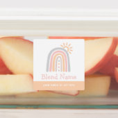 レインボー エッセンシャルオイル ローラーボトル ラベル (貼付)