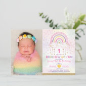 レインボー・オブ・おもしろい・クラウドスターズガールズバースデーパーティー 招待状 (スタンド正面)