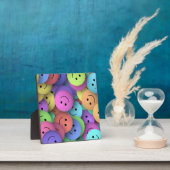 レインボー・オブ・ハッカラフルピー・顔 フォトプラーク (インサイチュ)