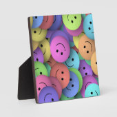 レインボー・オブ・ハッカラフルピー・顔 フォトプラーク (正面)