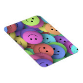 レインボー・オブ・ハッカラフルピー・顔 マグネット (右側)