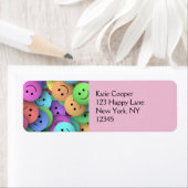 レインボー・オブ・ハッカラフルピー・顔 ラベル (インサイチュ)