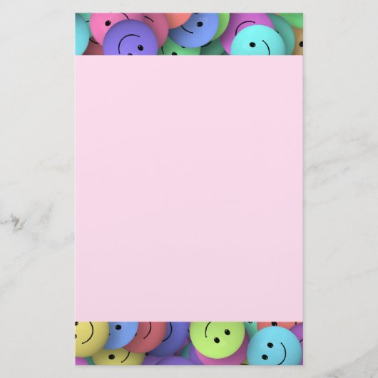 レインボー・オブ・ハッカラフルピー・顔 便箋 (正面)