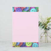 レインボー・オブ・ハッカラフルピー・顔 便箋 (スタンド正面)