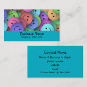 レインボー・オブ・ハッカラフルピー・顔 名刺 (正面/裏面)