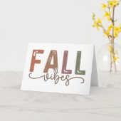 レインボー オータム ヴァイブス カード (黄色い花)