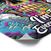 レインボー・オールズ素晴らしスカル ポスター (角)