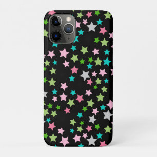 レインボー カラフル スター ブラック スターリー ナイト iPhone 11 PROケース