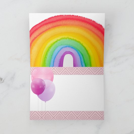 レインボー カード (内部)