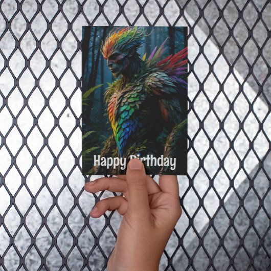 レインボー・ガーディアン・オブ・ザ・フォレスト ポストカード