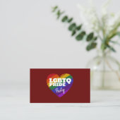 レインボー クラウド、LGBTQ プライド セレブレーション インビテーション カード (スタンド正面)