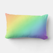 レインボー グラデーション 腰当てクッション ランバークッション (裏面)