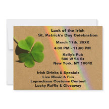 レインボー & グリーンクローバー ドリンク アイリッシュ  