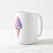 レインボー コーヒーマグカップ (正面右)