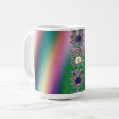 レインボー コーヒーマグカップ (正面左)