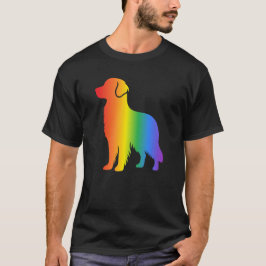 レインボー ゴールデンレトリバー 愛好家 Tシャツ