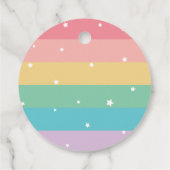 レインボー&シャムロックラッキーワンファースト誕生日 フェイバータグ (裏面)