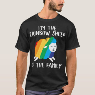 レインボー+シープ+クィア+レズビアン+ゲイ+CSD+プライド+パーティー Tシャツ