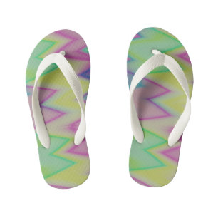 レインボー・ジグザグ キッズビーチサンダル