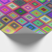 レインボー・スクウェア・ラッピング・紙 ラッピングペーパー (角)