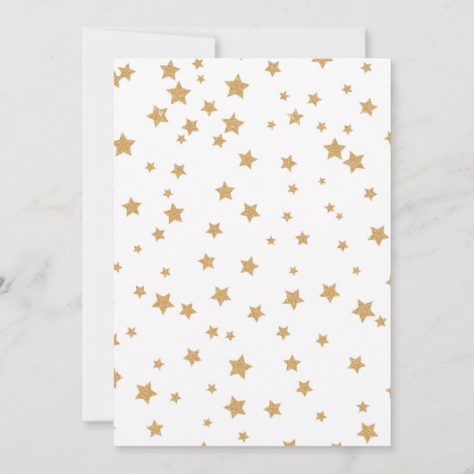 レインボー&スターズバースデーパーティーへの招待 招待状 (裏面)