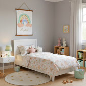 レインボー&スターズベビー 吊り下げ型タペストリー