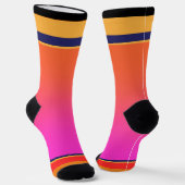 レインボー+ストライプ ソックス (傾斜あり)