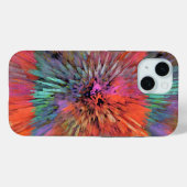 レインボー・スーパーノバ・フラクタル・アート Case-Mate iPhoneケース (裏面 (横))