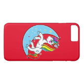 レインボー セレステ ブルームーン & スターズ ユニコーン Case-Mate iPhoneケース (裏面(横))