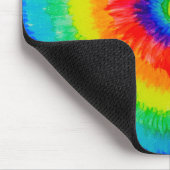 レインボー・タイ・ダイズ・スワール マウスパッド (コーナー)