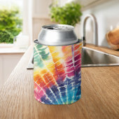 レインボー タイ・ダイ 缶クーラー